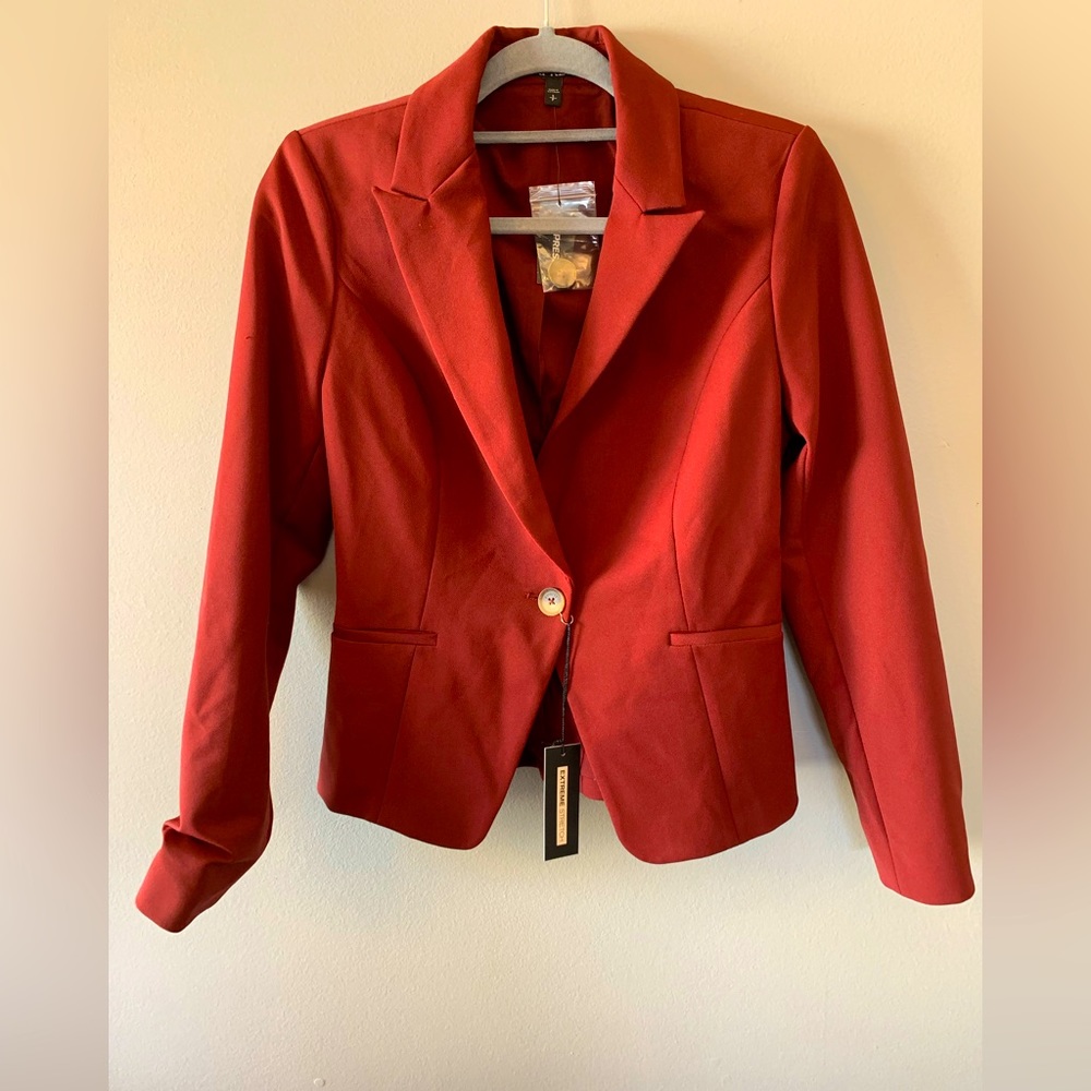 Express Blazer - burgundy red NWT